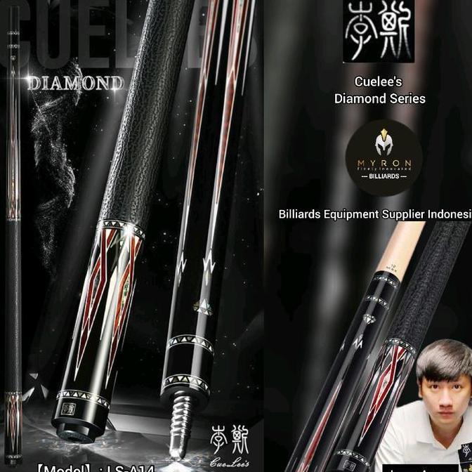 Stick Billiard Cuelee's Diamond James Aranas ~ Cuelees Cue Diamond James Aranas