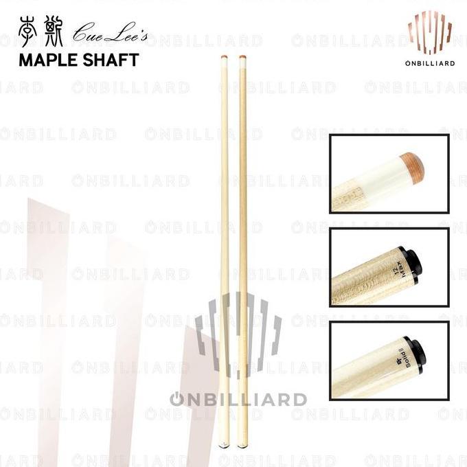 CUELEE'S 12 MAX CT SOLID II Maple Shaft Only Cue Low Deflection Cuelees Cue Lees Shaft Only Billiard