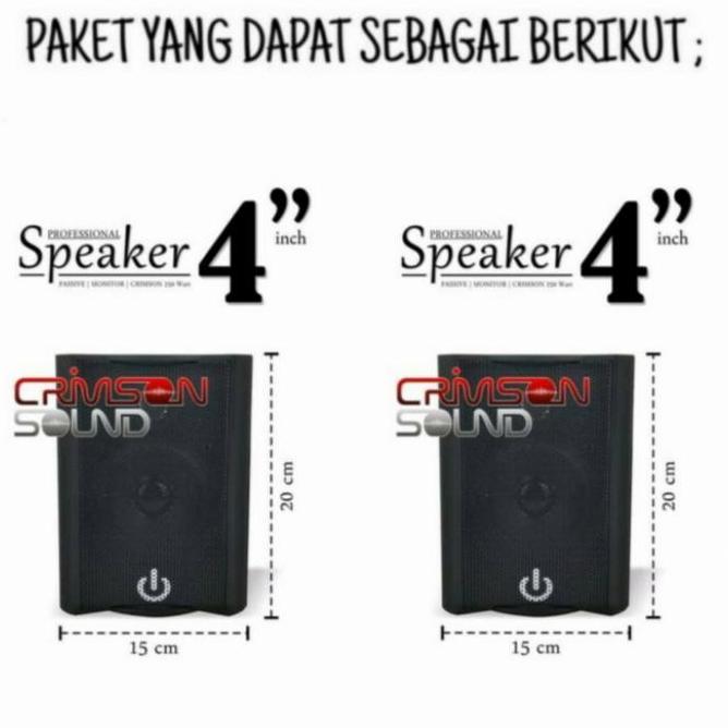 Karaoke Set / Ampli Mini Bluetooth / Speaker 4 Inch / Karaoke Youtube