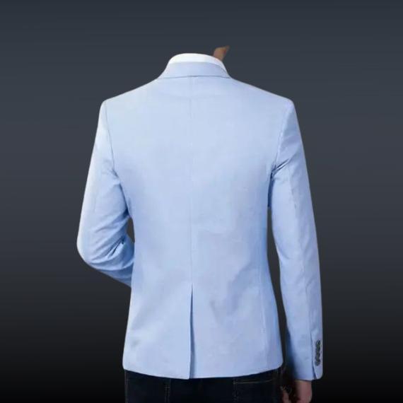 Diskon Setelan Jas Celana Biru Muda Formal / Jas Formal Pria / Jas Kantor / Jas Nikah Terbaru