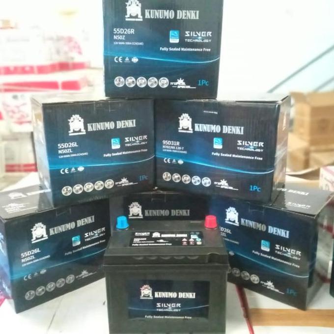 AKI BATERAI KERING KUNUMO DENKI N50Z/55D26R COLT DIESEL L300 GRS 1 THN