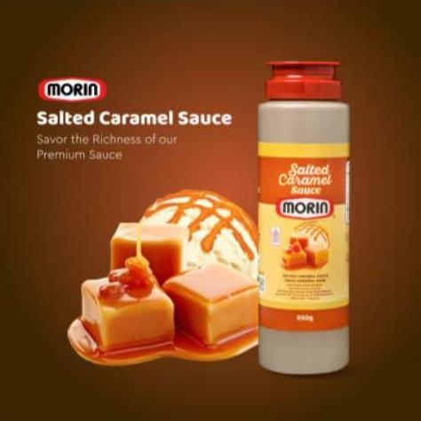 Morin Salted Caramel Sauce Karamel Tube 650gr / Sauce Salted Caramel Morin Tube 650gr HT