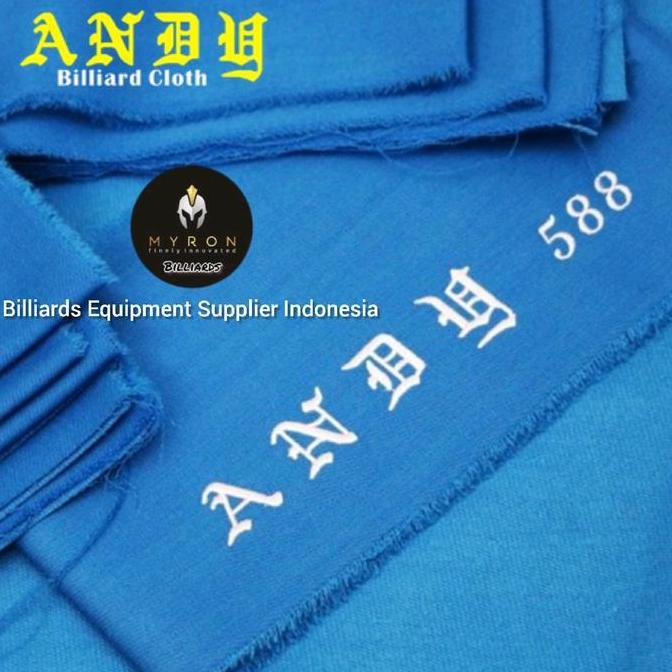 HARGA DISC - Kain Laken Billiard 9 Feet Andy 588