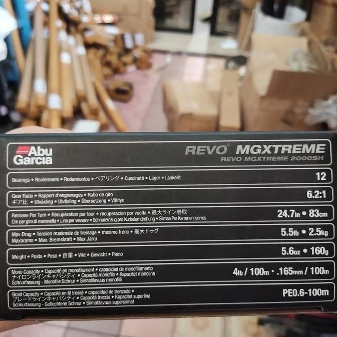 reel abu garcia revo mg xtreme 2000 sh spinning