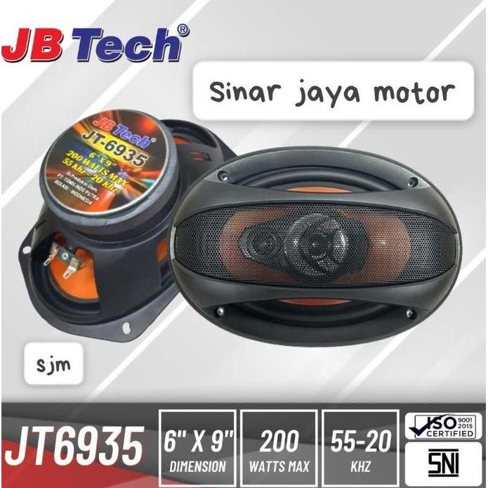 Speaker Mobil Berbentuk Oval JB Tech JT-6935 JB TECH Speaker Oval