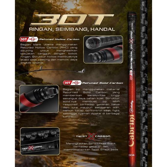 Daido - Joran Cabrini Bc Stream Rod / Waderan / Travel Rod - Joran Pancing