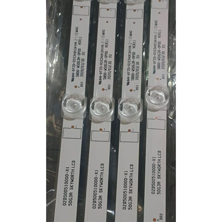 big promo backlight tv lcd led 50 inch 3vol universal modif panjang 96cm 3vol plat alumunium