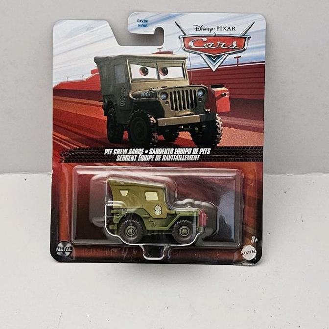 ORIGINAL DISNEY PIXAR CARS PIT CREW SARGE RARE