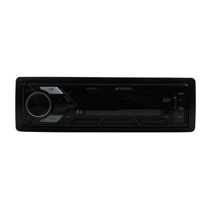 SANSUI SA-5201i Deckless MP3 Headunit Single Din Audio Mobil