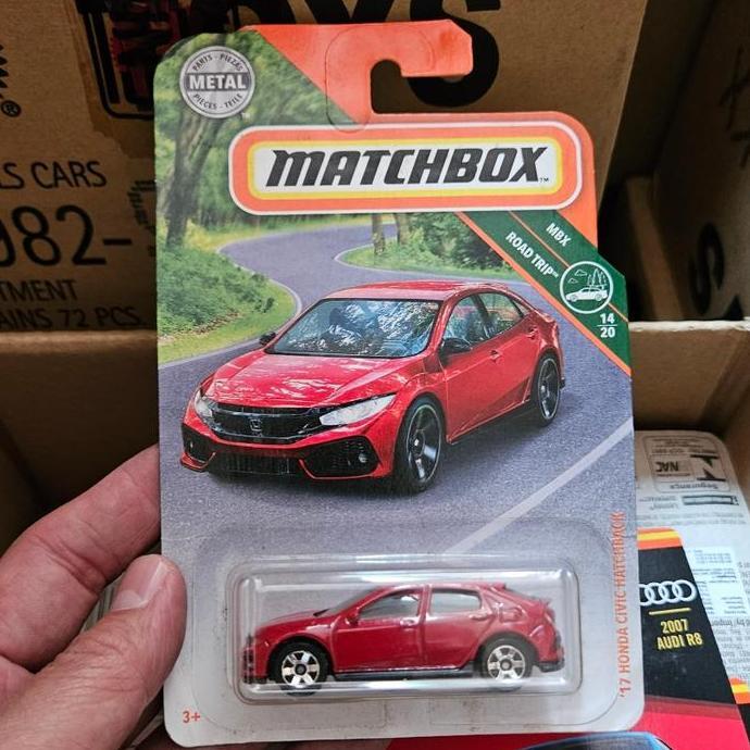 ORIGINAL MATCHBOX 17 HONDA CIVIC HATCHBACK RED