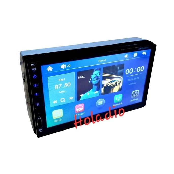 HEADUNIT DOUBLEDIN DEKLESS MP5 DHD 4300 FULLGLASS BLUETOOTH MIRRORLINK DHD-4300 BODY PENDEK