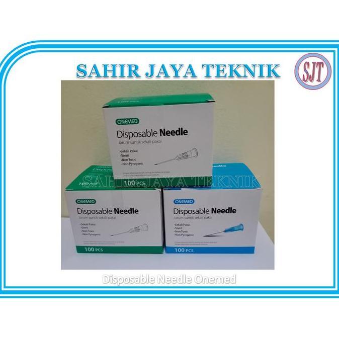Disposable Needle Onemed 18G Jarum Suntik Sekali Pakai Isi 100Pcs
