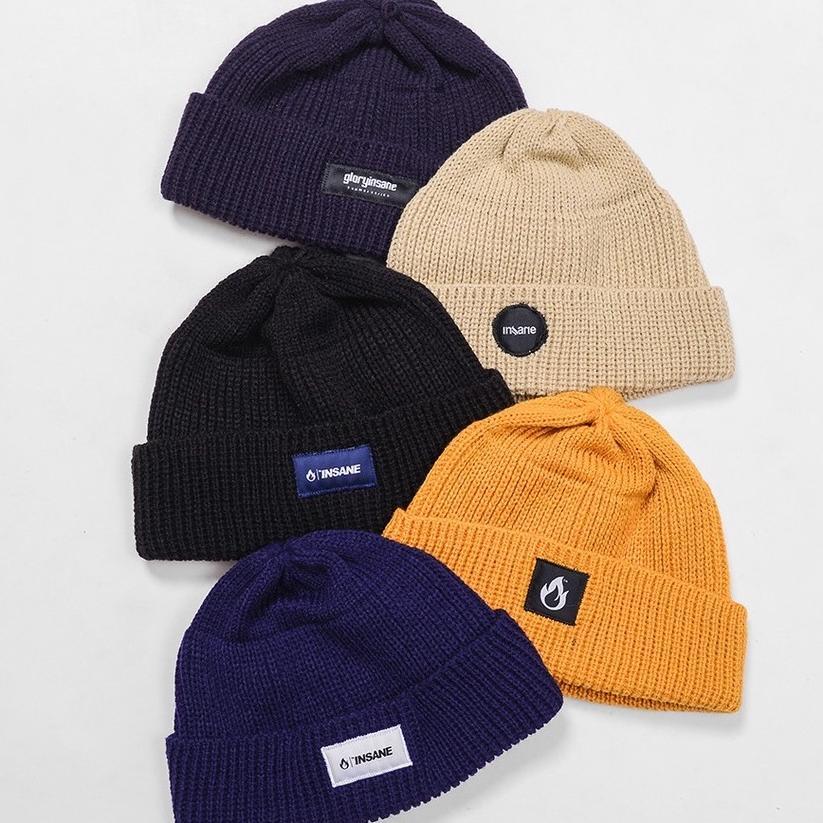 NEW INSANELTD Kupluk Pria Wanita Original | Short Beanie Hat | Kupluk Distro [terbaik][terlaris]