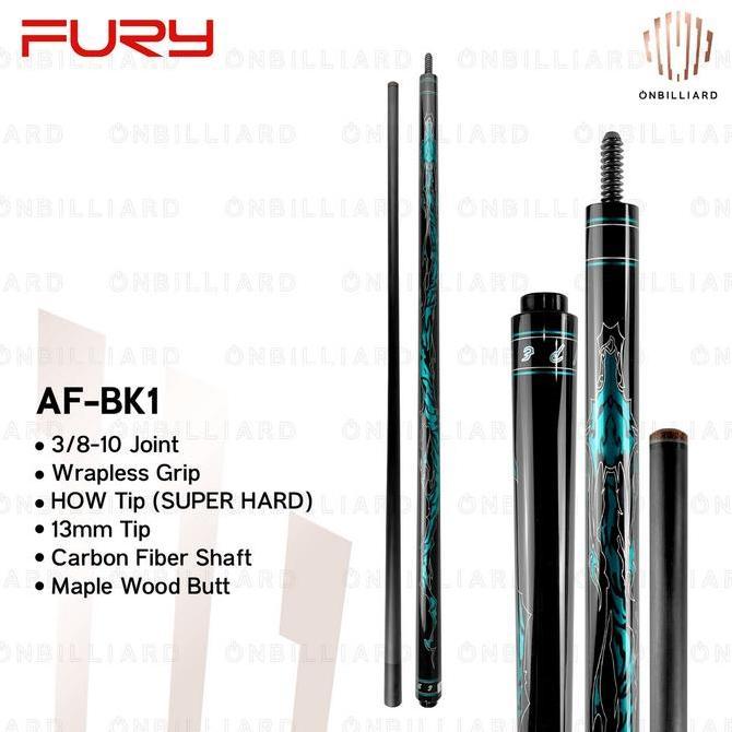 Fury Tempest Break AF-BK Series Cue Stick Stik Billiard Carbon