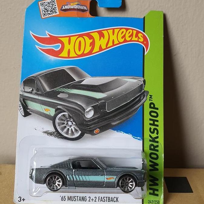 ORIGINAL HOTWHEELS 65 MUSTANG 2+2 FASTBACK SILVER GREY