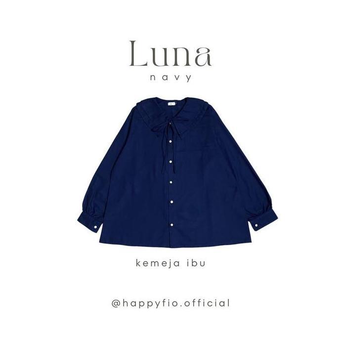 Kemeja couple ibu anak luna shirt couple mom and kids by happyfio