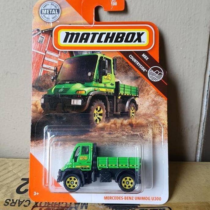 ORIGINAL MATCHBOX MERCEDES BENZ UNIMOG U300 GREEN