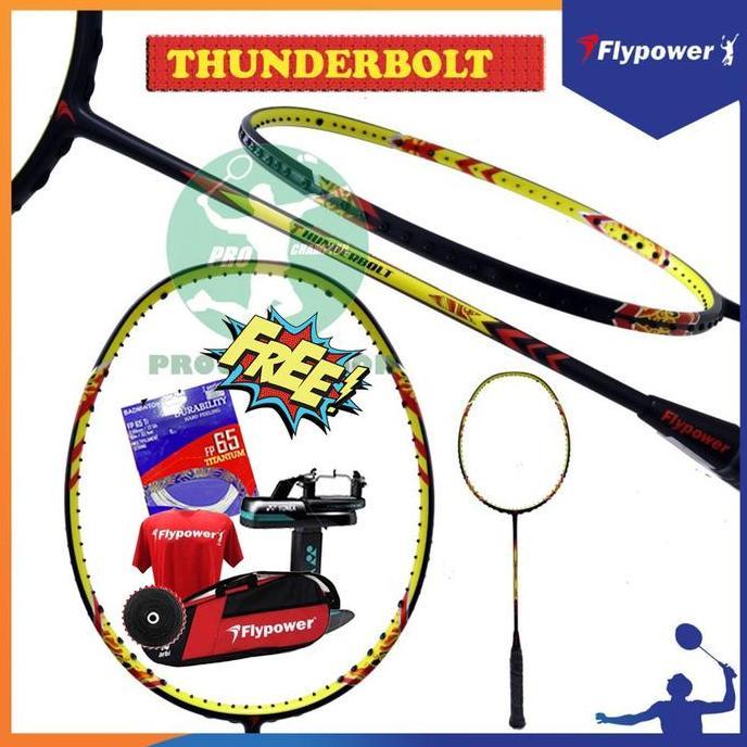 Flypower Thunderbolt Raket Badminton Original