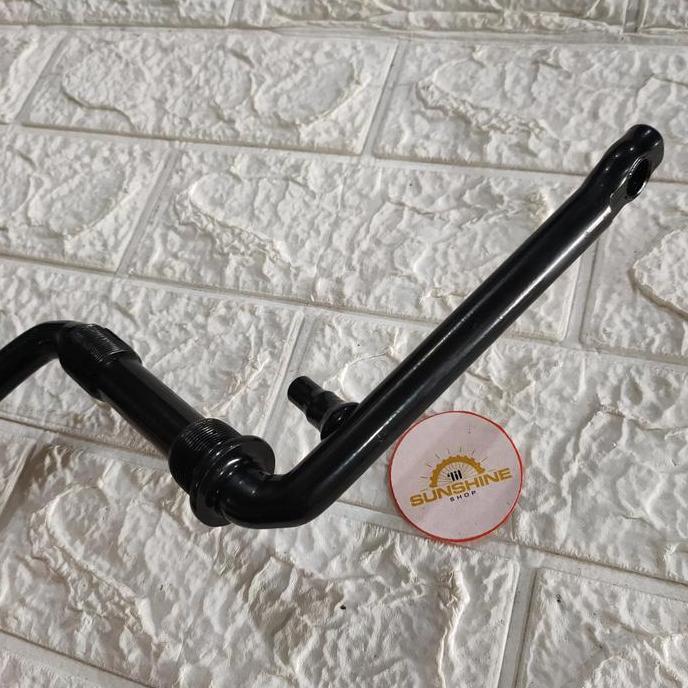 Crank Arm Sepeda BMX 20 Ontelan Piringan Gir Tengah Model Terusan Langsung Cor Untuk BB Besar