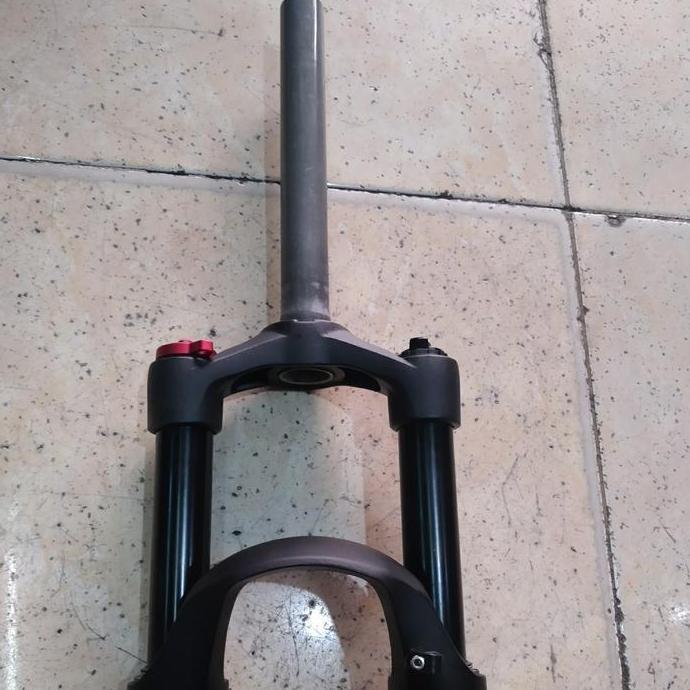 fork shockbreaker sepeda depan 26 mtb poison alloy travel 120 T120