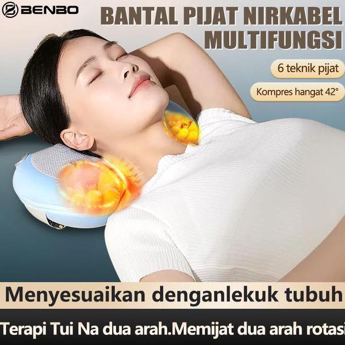 MELAKASA bantal pijat/alat pijat leher/alat pijat punggung/bantal pijat/pijat elektrik/mesin pijat e