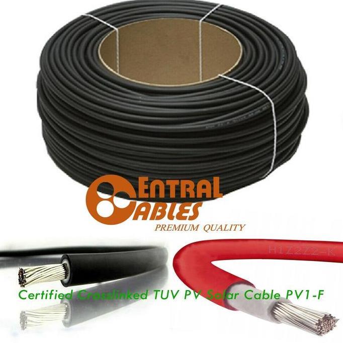 Kabel Solar PV1-F 6 mm2 10 AWG 1500V ( Solar Panel Cable PV-1F Kabel Panel Surya )