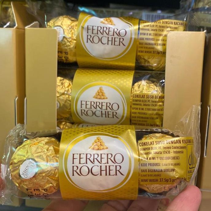 Ferrero Rocher Chocolate T-3 Coklat