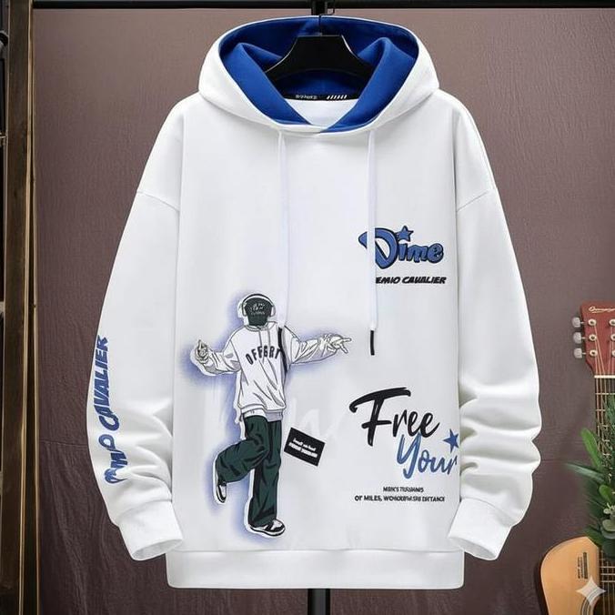 KK DIDI BAJU JUMPER HOOIDE DIME HOODIE TEBAL UNISEX PRIA WANITA BISA PAKAI