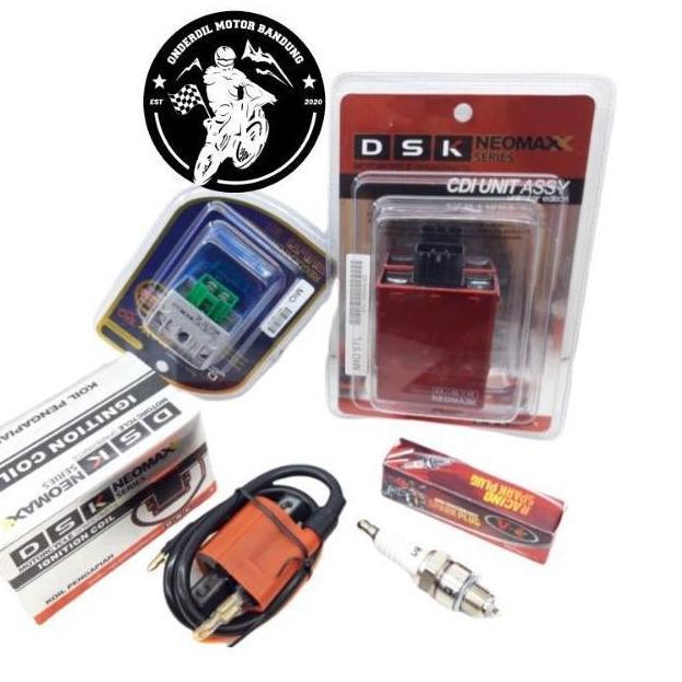 PAKET UPGRADE CDI KOIL KIPROK BUSI RACING JUPITER Z VEGA R NEW MIO SPORTY JUPITER Z BURHAN 5TP