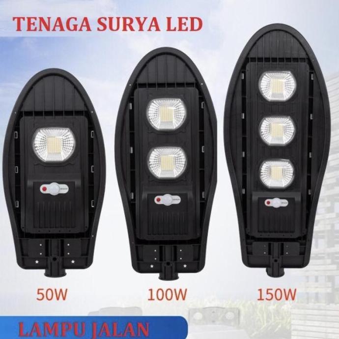 Lampu Jalan Cobra Solar Cell 100w 100Watt PJU Solar cell 100watt 100w