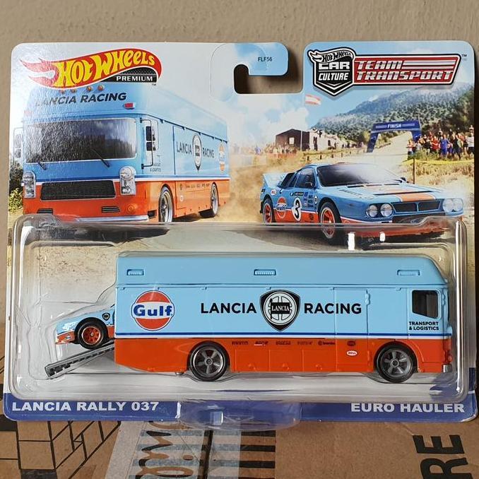 ORIGINAL Hotwheels Premium Team Transport LANCIA GULF