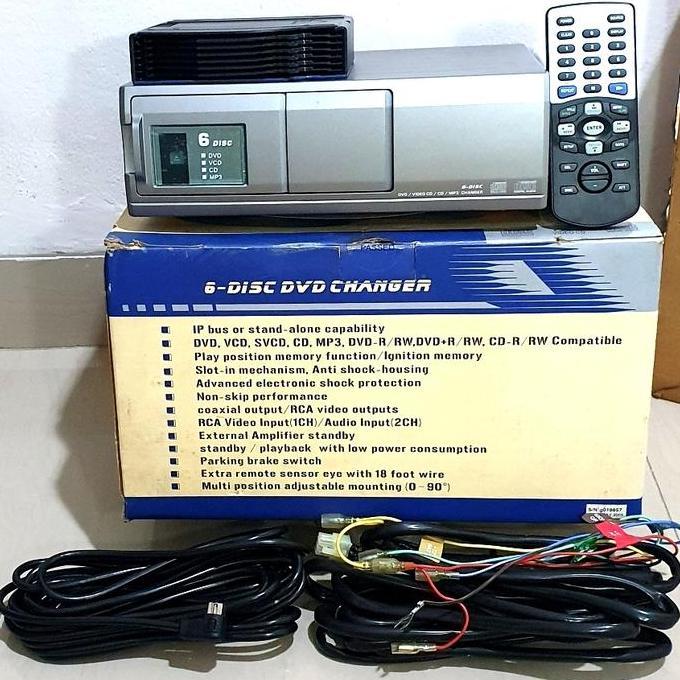 CAD-3600 MOBIL MULTIDISH 6 DISH CD / DVD / VIDEO CHANGER PLAYER IP BUS