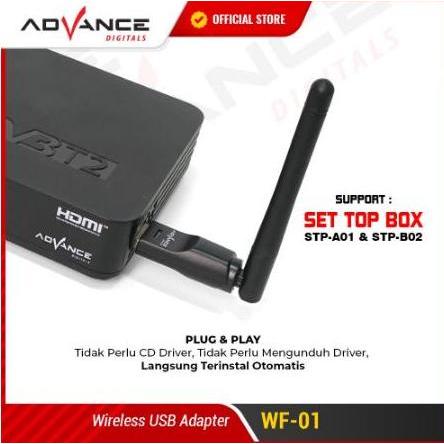 Advance USB Dongle Wifi Wireless Adapter Receiver WF-01 Set Top Box