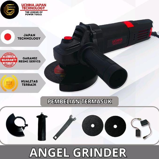 Sale Mesin Gerinda Tangan Uchiha Uc-801 Multifungsi 4Inch Listrik - Potong, Polish, Dan Clean Karat