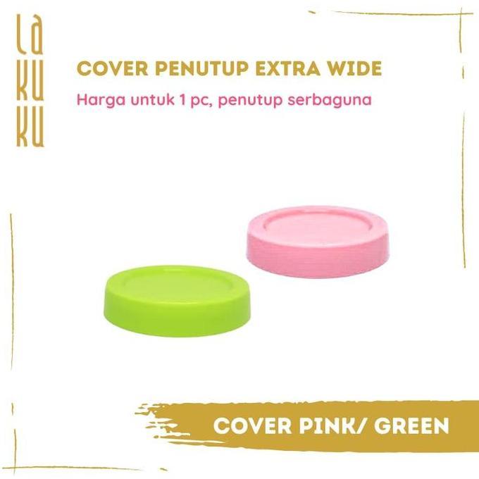 Promo Lakuku - Cover Penutup Botol Simpan Asi Mpasi Bahan Pp Extra Wide Untuk Botol Susu Cod