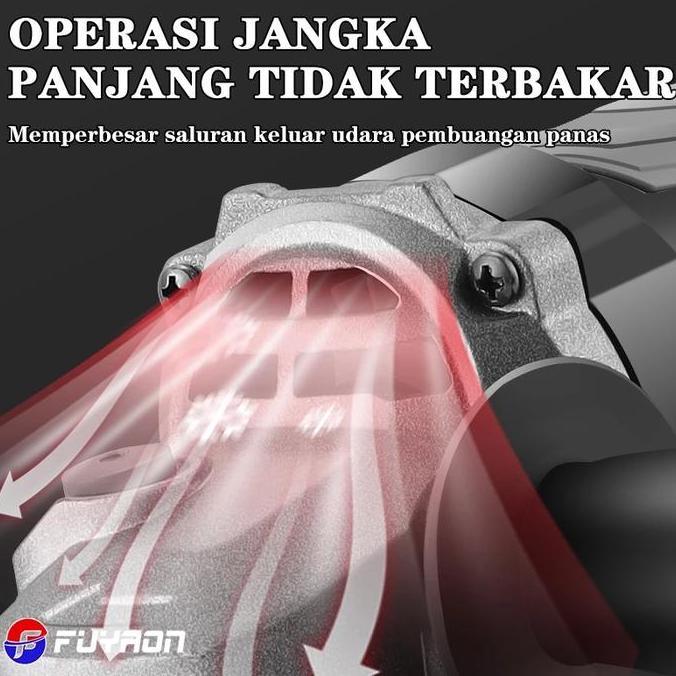 Promo Gerinda Baterai Brushless 48V Mesin Gerinda Cordless Angle Grinder Tangan Multifungsi Untuk Po