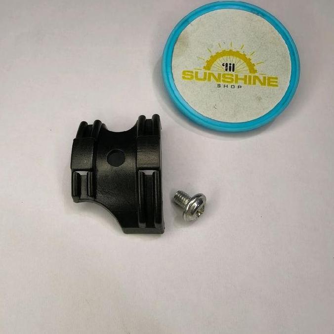 Klem Cable Guide Bawah Frame BB Bottom Bracket Jalur Kawat Inner Shifter PVC Plus Baut Sepeda MTB Fe
