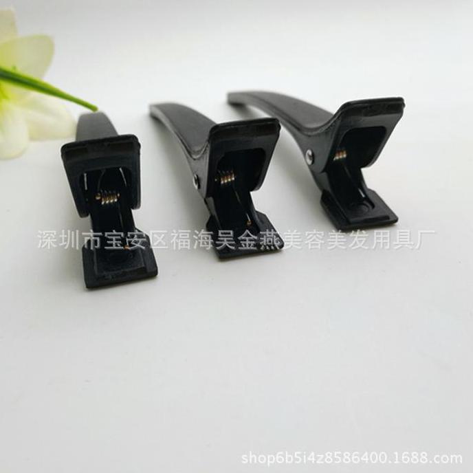 jepit bebek full plastik jumbo besar / jepit rambut salon murah