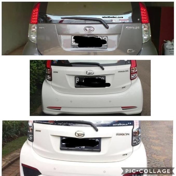 emblem tulisan SIRION untuk daihatsu sirion 2007-2013
