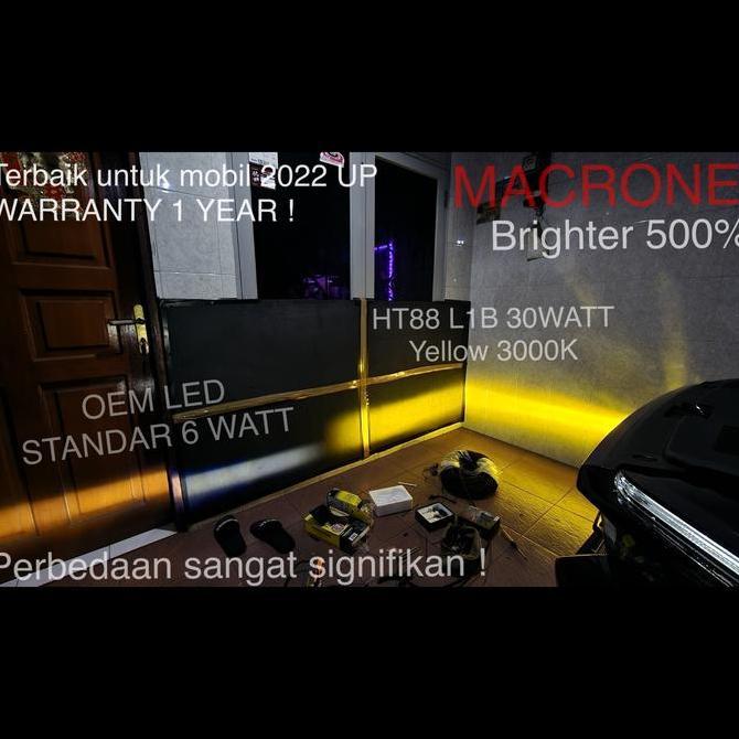 Promo LAMPU LED MACRONE HT88 L1B 30 WATT FOGLAMP HONDA BRV 2022 UP Diskon
