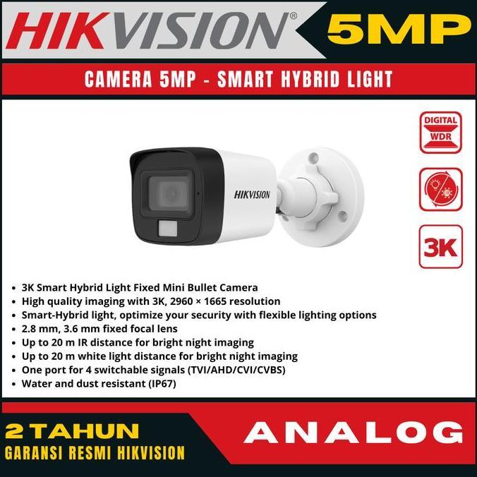 cctv hikvision 5mp turbo hd outdoor kamera camera cctv