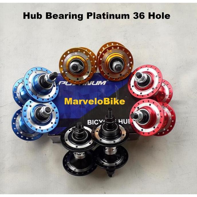 Hub FreeHub Sepeda BMX MTB Fixie Balap Platinum Bearing 36 Hole Model Drat Ulir