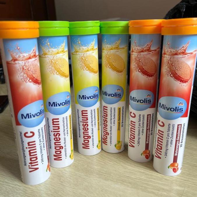 Mivolis Multivitamin - Magnesium - Vitamin C - B12, Suplemen Kesehatan