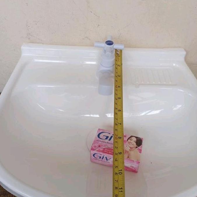 Sale Wastafel Dinding Plastik Komplit Kran Plastik Wastafel Cuci Tangan
