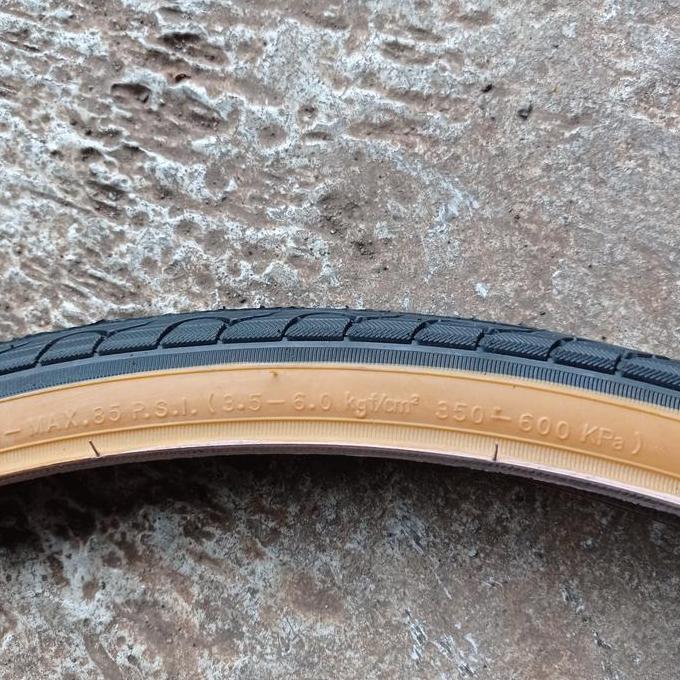 ban luar sepeda gravel 700c 700 x 32 32c 700x32 700x32c kenda kwest hitam gum tan wall k193