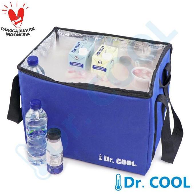NEW DR COOL COOLER BAG TAS ALUMINIUM DELIVERY ORI