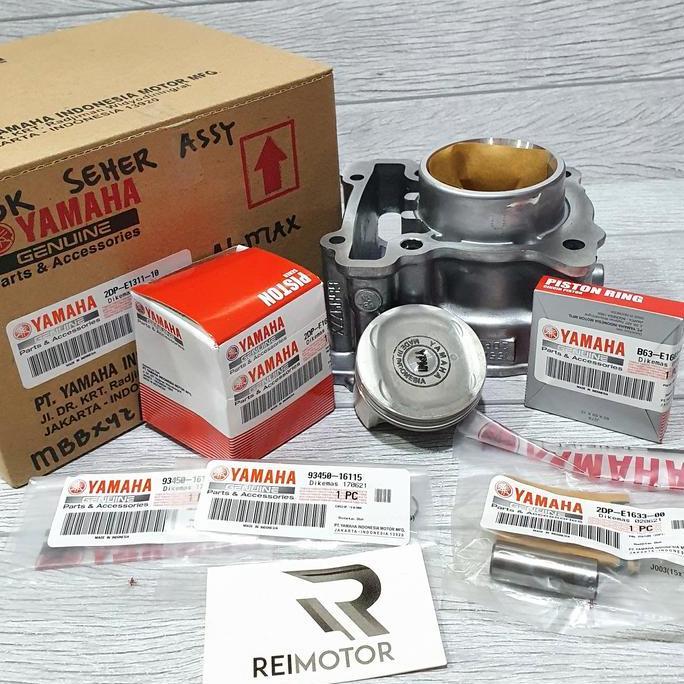 NEW BLOCK BLOK SEHER PISTON KIT N MAX NMAX N-MAX, AEROX 155, LEXI ORISINI ORI