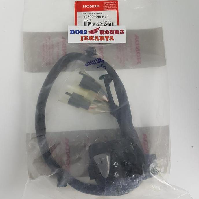 SPAREPART CBR 150R K45R : 35200-K45-NL1 SAKLAR SEIN SET CBR 150R K45R ORIGINAL AHM