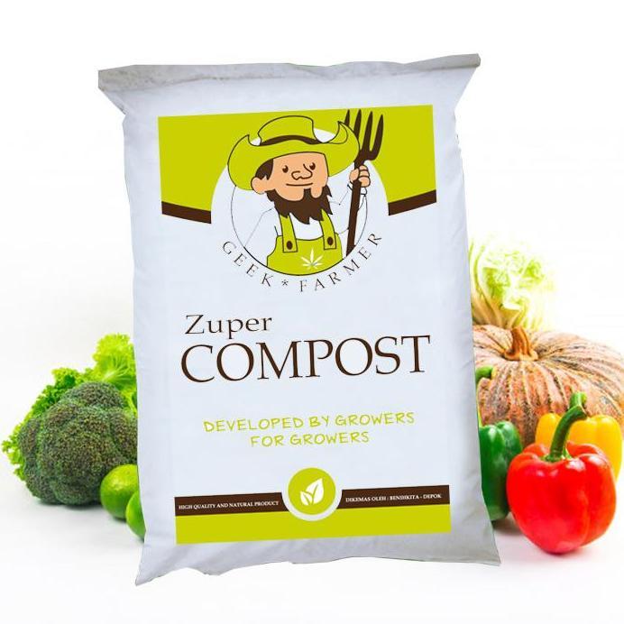 Pupuk Kompos Zuper Premium (Geek Farmer)