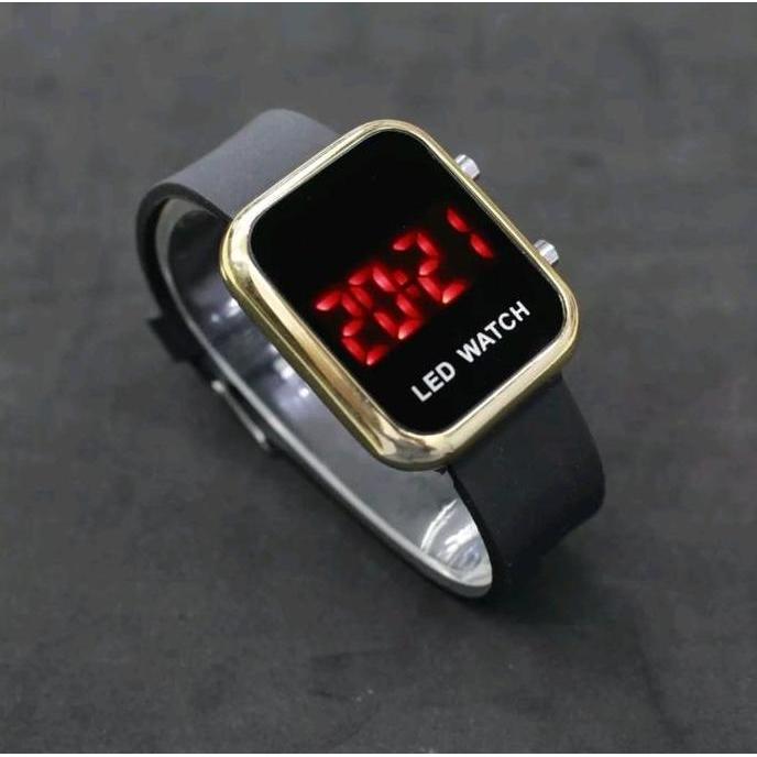 Jam Tangan Pria Wanita Fashion LED WATCH Tahan Air Digtal